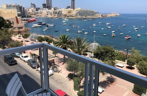 Tower Road Apartment | Seafront 2 Bedroom Apartment in Sliema