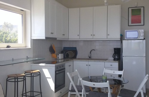 Petalidi Apartment | Seafront Apartment in Villa. Top floor. Spectacular view; watch and hear the sea