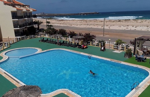 Sal Rei Apartment | Seafront Extra Large Lux 2 Bed/2 Bath Apt Sea /Pool Views.WiFi. AirCon.