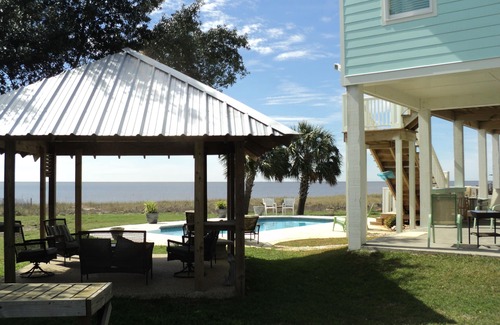 Ocean Springs House | 'Seaglass'-Perfect Beach House with Pool, Peaceful and Private