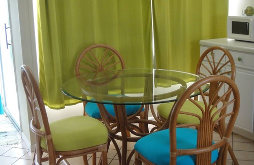 Kittian Village Condo | Sealofts37 Nestled in a Quiet Tropical Garden. Pool View, on the beach.