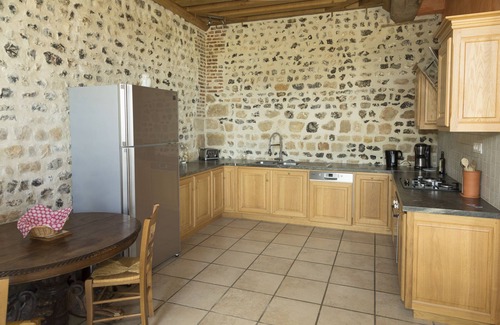 Saint-Aubin-sur-Mer House | Seaside 17th century barn 12 pers