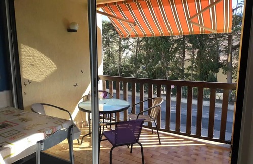 Argeles Plage Apartment | Seaside apartment, air conditioning, parking, swimming pool, 2 bedrooms