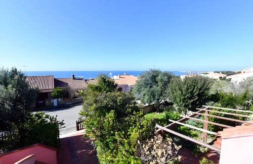 Funtana Meiga House | Seaside House for Families with Panoramic View Terrace in the Sinis Peninsula