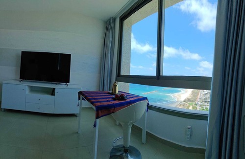 Netanya Apartment | Seaview Escape - 1-bedroom apartment with kitchenette on Netanya beachfront