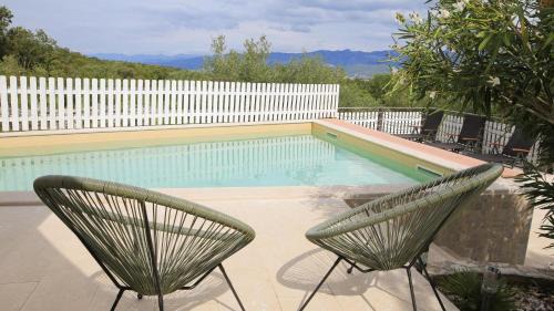 Dobrinj Villa | Seaview Villa Anita with Two Apartments and private Pool