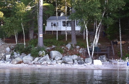 Standish Cottage | Sebago Lake. charming 2 bedroom WATERFRONT cottage. Dock, mooring, & SUNSETS