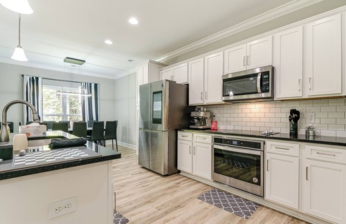 Bennett House | Secluded 18-Acre Retreat in Staley w/Game Room