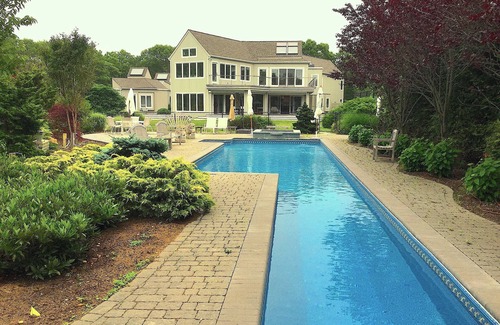 Sagaponack House | Secluded 8 BR/8 BA zen luxury; pool, tennis, hot tub, infrared sauna