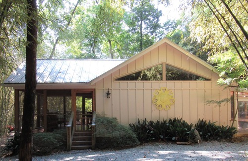 Burlington House | Secluded Bungalow Nestled In Bamboo Forest Down A Winding Private Drive by Pond