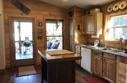 Robbinsville House | Secluded Cabin, Easy Access, Covered Parking, Small Creek, Whole-Home Backup PWR