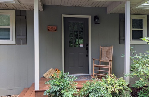 Clayton House | Secluded cabin, yet 3 minutes from town. Has Wi-Fi and land line phone.