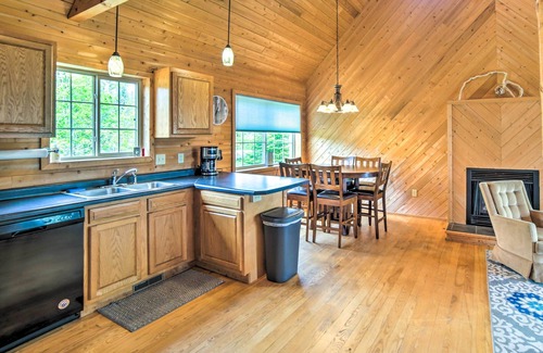 Manistique House | Secluded Lake Michigan Home: Private Fire Pit