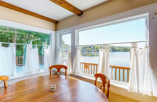 Cohocton House | Secluded Lakefront House with Private Dock and Spacious Deck - Dogs Welcome