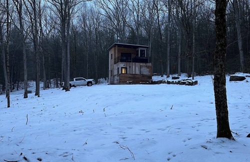Eldred Cabin | Secluded modern cabin with hot tub