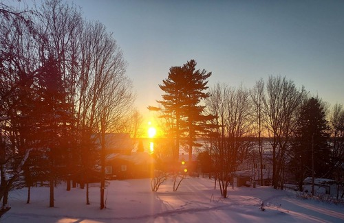 Bayfield House | Secluded modern home with splendid views and easy walk to town.