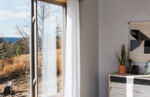 Trion Cabin | Secluded Modern space, Mountain Views, all year heated Swim Spa & Hot Tub