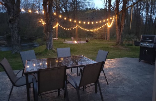 Barryton Cottage | Secluded Riverfront Cottage on the Chippewa with all the Modern Amenities
