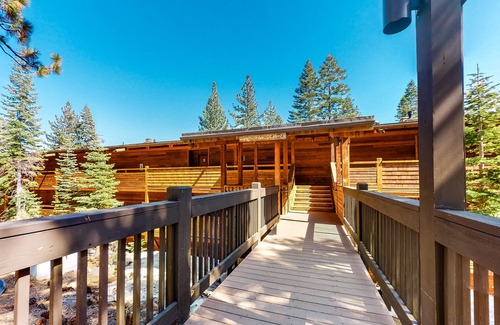 Tahoe Woods Condo | Second-Level Condo w/Free WiFi, Wood Fireplace, Shared Outdoor Pool, & Views