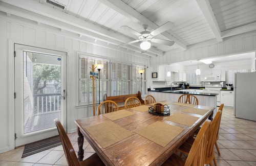 North Litchfield Beach House | Second row beach house, screened porch with rocking chairs, easy walk to beach