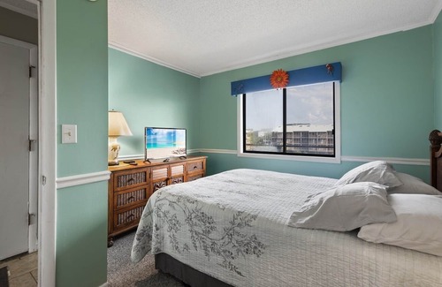Ocean Drive Condo | Second Row in North Myrtle Beach. Steps to the ocean. Pool and hot tub!