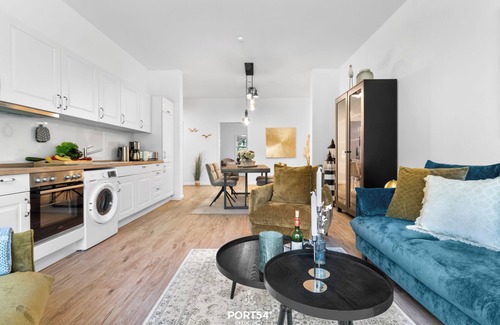 Hedwigenkoog Apartment | Seepferdchen- Terrasse mit Blick ins Grüne & Platz für 6 Personen auf 120 m²