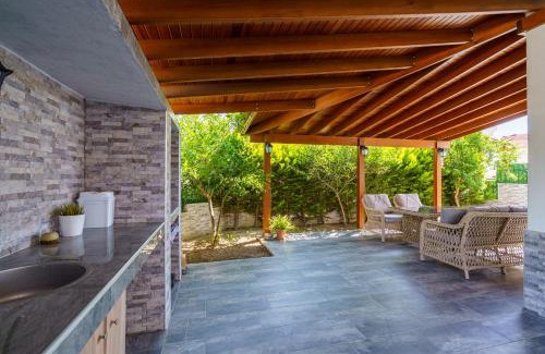 Kadnlar Denizi Mahallesi House | Semi Detached Villa in Complex with Shared Semi Olympic Swimming Pool in Kusadasi