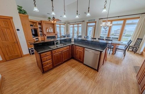 Wind Over Waves House | Semi-Soundfront: Pool, Hot Tub, Game Room, Elevator, Boat Ramp, Linens Included