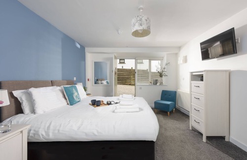 St Just Hotel | Sennen, B&B - a hotel room that sleeps 2 guests in 1 bedroom
