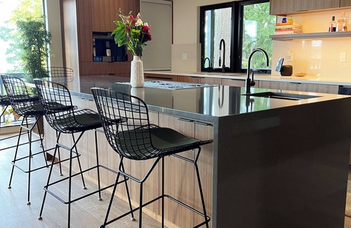 Olympia House | Serene 4BR Mid-Century Oasis w/Spa, Private Beach & Gorgeous Views
