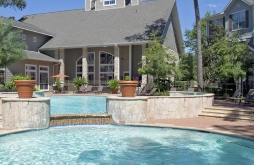 Alden Bridge Apartment | Serene Escape in the Pines near shopping, dining, entertainment, and businesses!