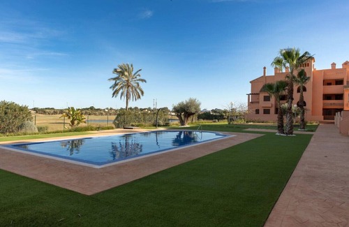 Los Alcazares Apartment | Serene Escape Near the Sea Pool and Private Parking