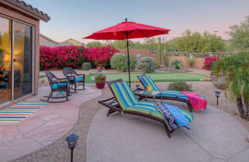 Las Sendas House | SERENE & LUX: Mt Views, POOL, Spa, Putting Green, Fire Pit, Golfers/Hikers/Bikers PARADISE