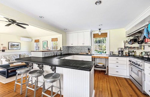 Saunderstown House | Serene&peaceful oceanfront escape-private dock, small private beach-a true charming NE luxury
