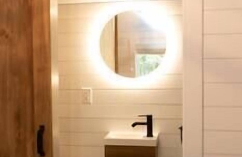 Sanford House | Serene Tiny Home Oasis: Sauna & Cold Plunge
