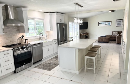 Fort Myers Shores House | Serene Vacation Home on Water with Luxurious Pool.