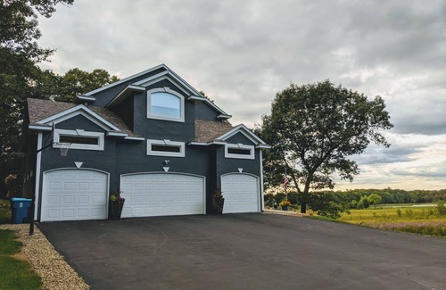 Forest Lake House | Serene Views, Blocks from the Lake and Launch Game Room AND Theater