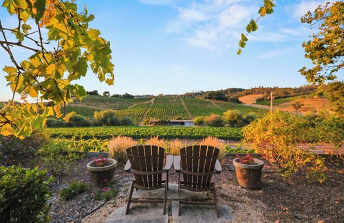 Geyserville House | Serene Vineyard Escape with Stunning Valley Views