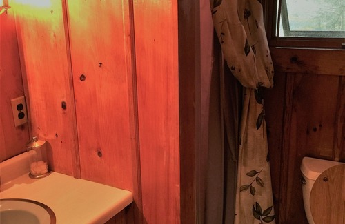 Barryville Cabin | Serene Waterfront Log Cabin on 1 Wooded Acre with NEW REDUCED RATES FOR 2024!