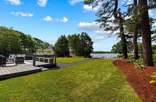 Bass River House | Serene Waterview Renovated w/Kayaks Deck Firepit Dogs Welcome 5 Minutes to Ocean