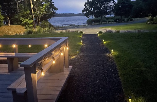 Bass River House | Serene Waterview Renovated w/Kayaks Deck Firepit Dogs Welcome 5 Minutes to Ocean