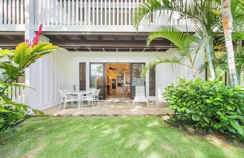Poipu Condo | Serenity awaits - located just steps from beautiful Poipu beach with A/C!