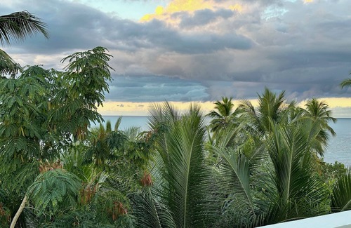 Miradero Condo | Serenity by the Sea – 3BR Penthouse with Semi-Private Beach, WiFi, full A/C