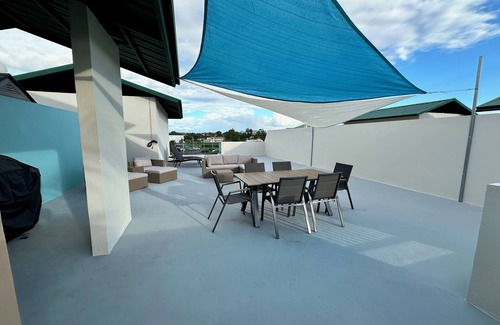 Miradero Condo | Serenity by the Sea – 3BR Penthouse with Semi-Private Beach, WiFi, full A/C