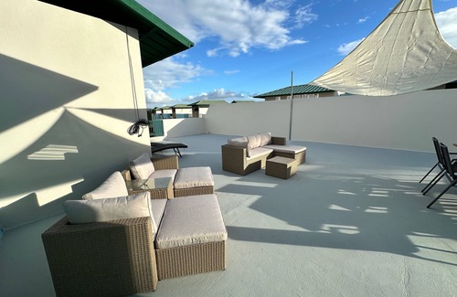 Miradero Condo | Serenity by the Sea – 3BR Penthouse with Semi-Private Beach, WiFi, full A/C