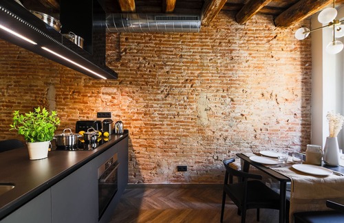 El Raval Apartment | Serviced penthouse duplex with private terrace next to Ramblas!