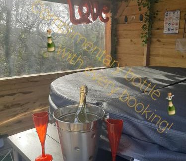 Malltraeth House | Shepherds Hut with hot tub on Anglesey North Wales