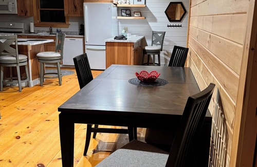 Steuben Cabin | Shoreline solitude, newly built, nestled between evergreens and Pigeon Hill Bay