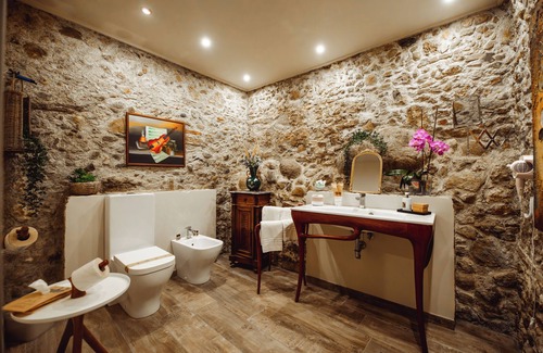 Venetico Villa | Sicily Villa Luxury Suite with a view of the Aeolian Islands