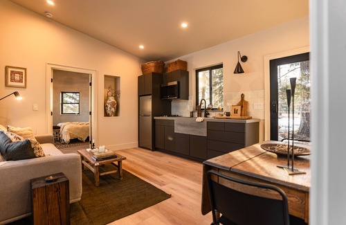 Columbia Falls Apartment | Silo - Unique and Spacious Tiny Home with Private Hot Tub and Scenic Views